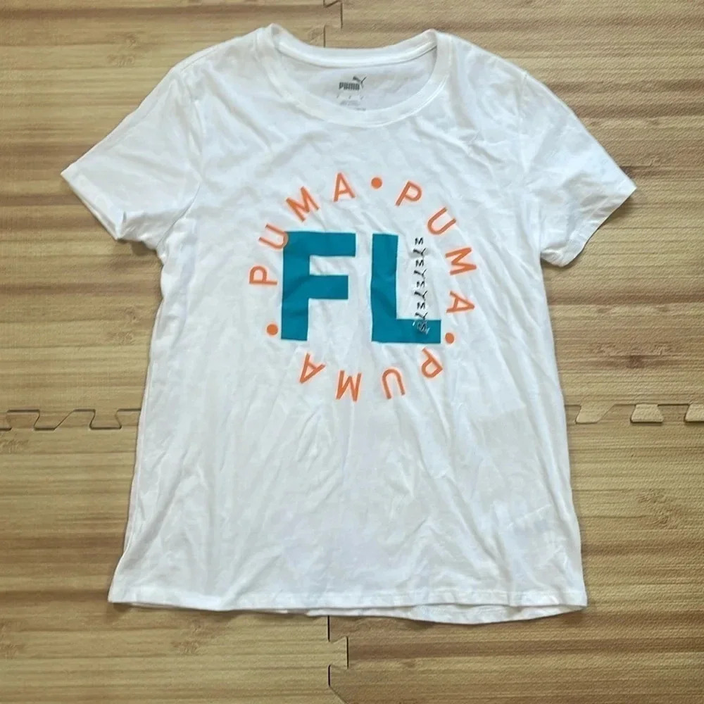 NWT Puma Florida State White T-Shirt Women's Size Medium